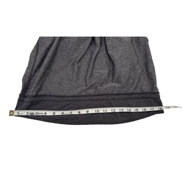 Lululemon Rest Less Tank Heathered Soot Light /Hyper Stripe Angel Wing W1D64S - Picture 6 of 7